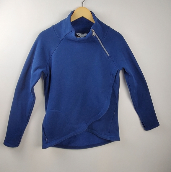 Athleta Sweaters - 48-Athleta Cozy Karma Asym Pullover  Sweatshirt  Womens XS